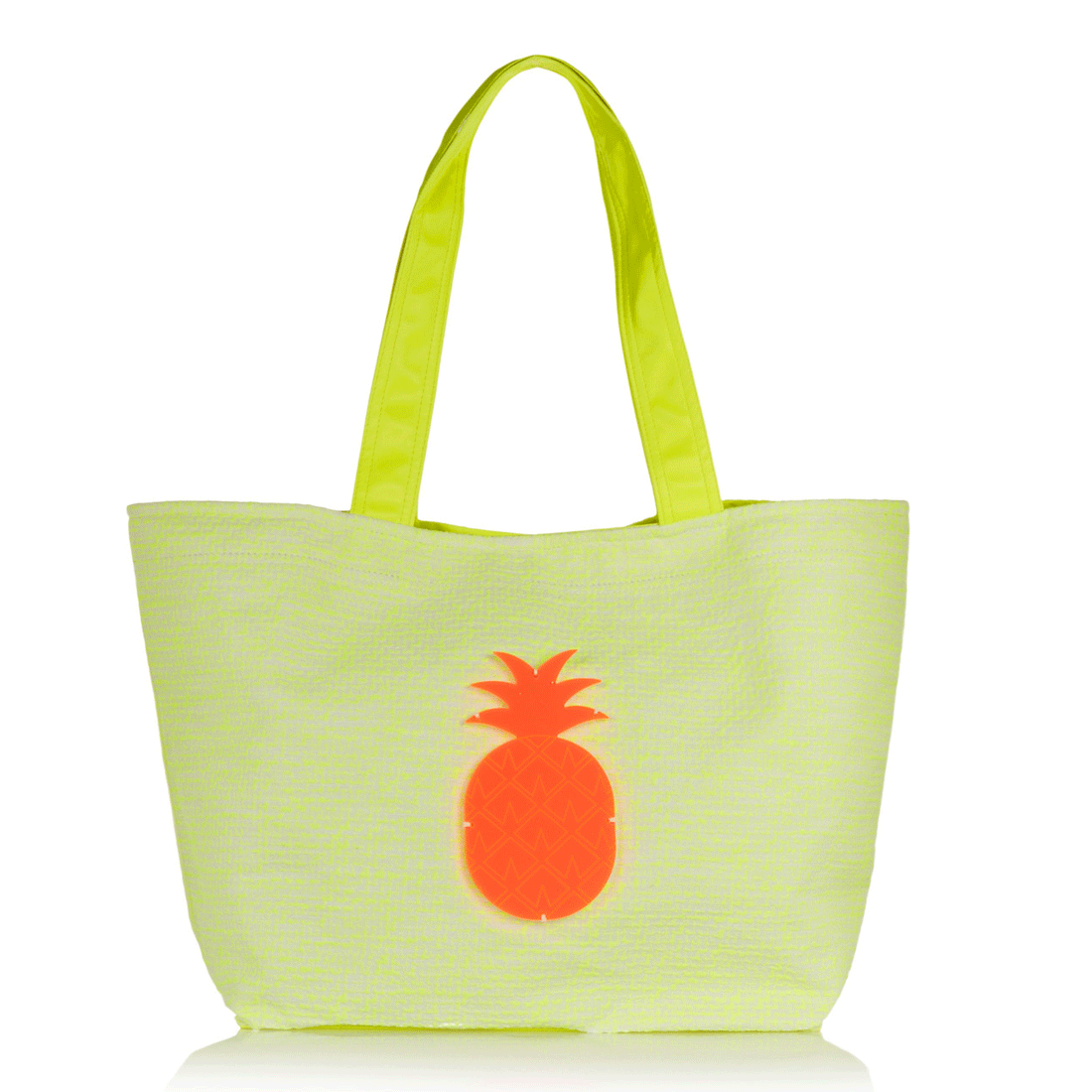 Bag-at-You---Fashion-blog---Pineapple-bag---Ananas-tas---Koku-Ioli-appliquéd-neon-canvas-tote
