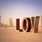 The bag of Cara Delevingne on Burning Man